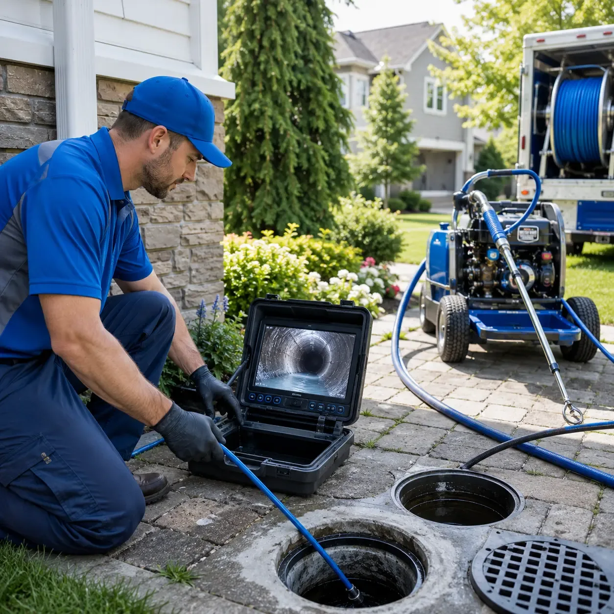 Outdoor drain cleaning professionals serving Abrams, WI